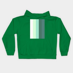 5 Colors Gradient. Green Kids Hoodie